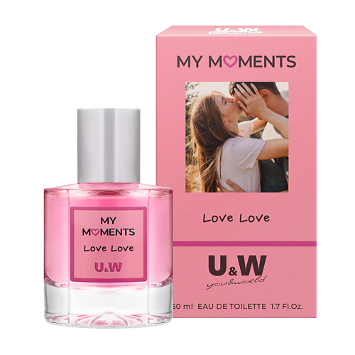 Женская парфюмерия YOU & WORLD YOU & WORLD Туалетная вода женская My Moments Love Love Клубника и Ваниль 50