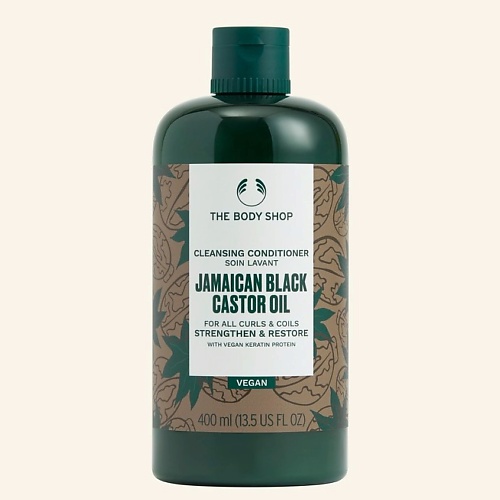 jamaican coconut black castor oil Кондиционер для волос THE BODY SHOP Очищающий питательный кондиционер Jamaican Black Castor Oil для кудрявых волос