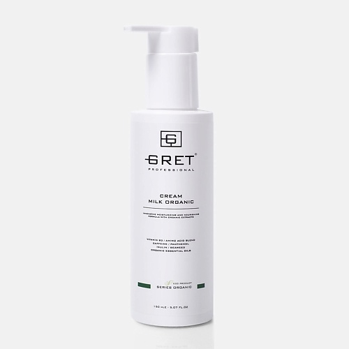 Крем для ухода за волосами GRET Professional Несмываемое крем-молочко для всех типов волос CREAM-MILK ORGANIC крем для ухода за волосами gret professional несмываемый крем для восстановления волос cream restor