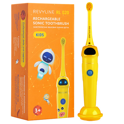 Электрическая зубная щетка REVYLINE Электрическая звуковая зубная щётка RL 020 Kids