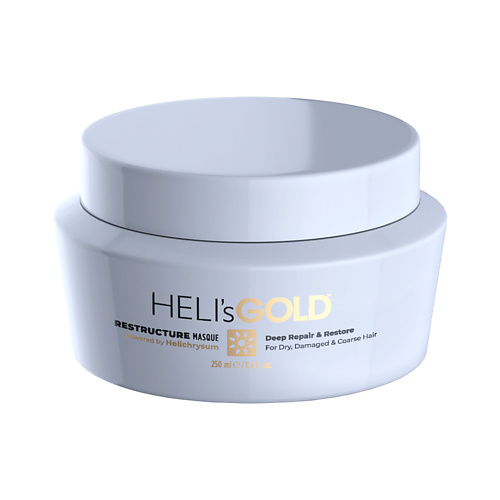 HELI'SGOLD Маска Restructure для питания и увлажнения волос 250 heli sgold шампунь heliplex для мгновенного восстановления волос 100