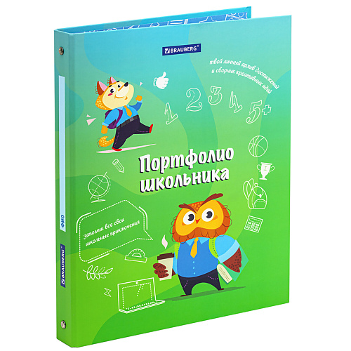 Организация и хранение канцтоваров BRAUBERG Папка-портфолио школьника ОТЛИЧНИК