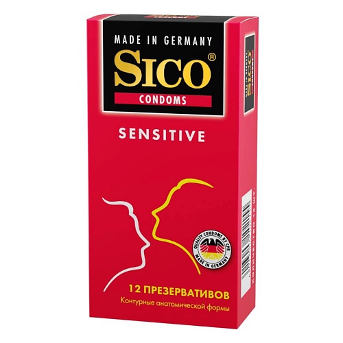 SICO Презервативы тонкие контурные 12 аптека презервативы контекс contex лайт особо тонкие n3