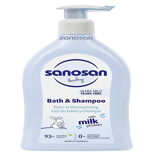Экстракт для купания SANOSAN Средство для купания и шампунь sanosan baby средство для купания и шампунь 200 мл