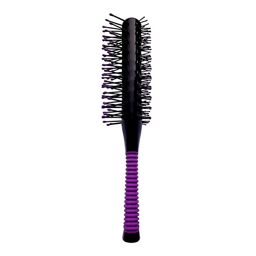 SILVA Щетка  для волос двухсторонняя щётка туннельная для волос двухсторонняя черно фиолетовая
