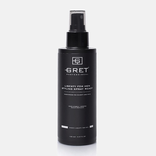 спрей для укладки волос sueno spray for styling and basal hair volume 150 мл Спрей для укладки волос GRET Professional Спрей для укладки LIBERTY FOR MEN STYLING SPRAY READY