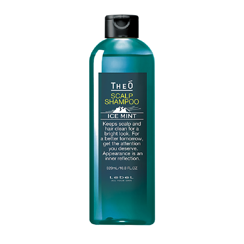 LEBEL Шампунь охлаждающий Theo Scalp Shampoo Ice Mint 320 охлаждающий шампунь для волос cp 1 head spa cool mint shampoo