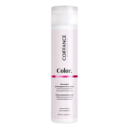 COIFFANCE Профессиональный бессульфатный шампунь для глубокой защиты цвета окрашенных волос COLOR 250