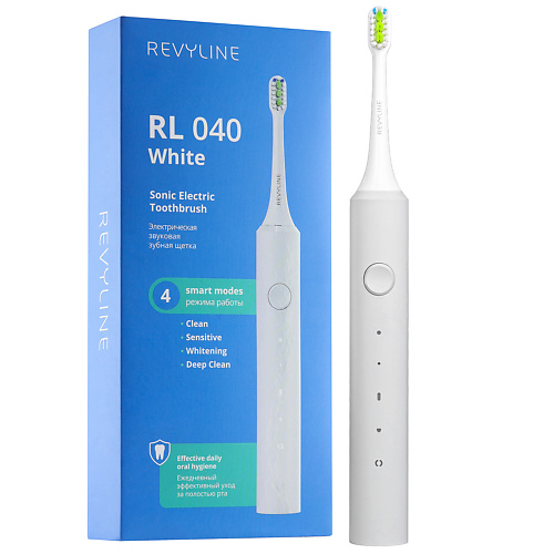 REVYLINE Электрическая звуковая щетка RL 040 revyline электрическая звуковая зубная щетка rl 010