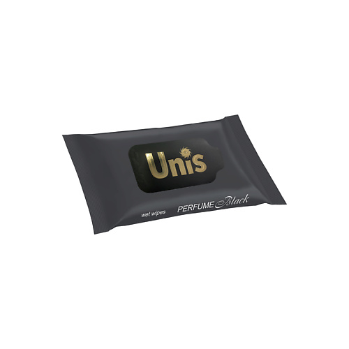 UNIS Влажные Салфетки  Антибактериальные Perfume Black 15
