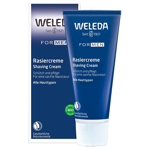 Средства для бритья WELEDA Успокаивающий крем для бритья для всех типов кожи 75