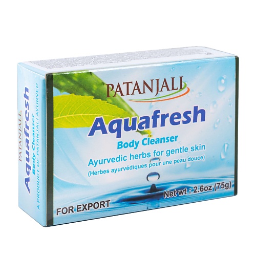

PATANJALI Мыло для тела аква фреш / Patanjali Aquafresh Body Cleanser 75.0, Мыло для тела аква фреш / Patanjali Aquafresh Body Cleanser