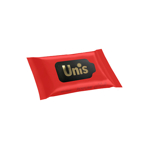 UNIS Влажные салфетки.  Антибактериальные Perfume Red 15 влажные салфетки invista unis с экстрактом ромашки антибактериальные с клапаном 72 шт