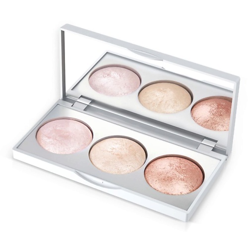 Палетки для лица GOLDEN ROSE Палетка для стробинга STROBING HIGHLIGHTER PALETTE