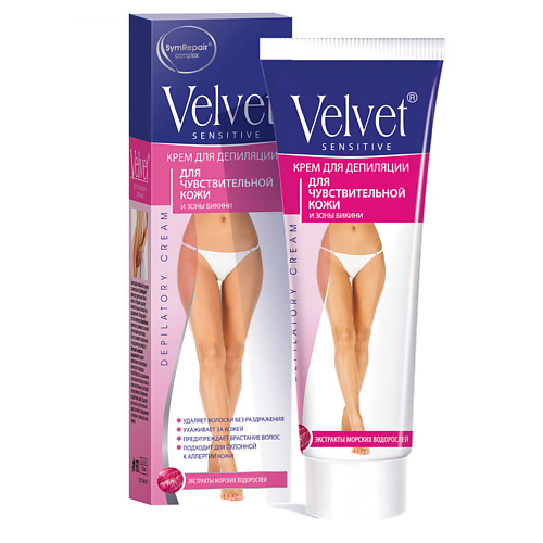 COMPLIMENT Крем для депиляции для чувствительной кожи и зоны бикини Velvet 100 compliment крем для ног профилактика мозолей и натоптышей 100