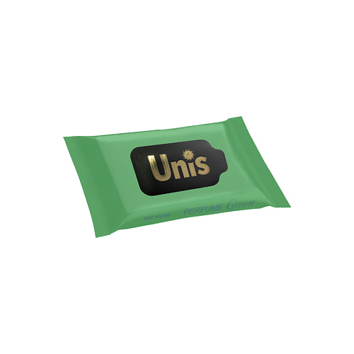Салфетки для тела UNIS Влажные Салфетки  Антибактериальные Perfume Green влажные салфетки unis антибактериальные с клапаном 120 шт
