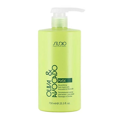 KAPOUS Маска для волос увлажняющая с маслами авокадо и оливии 750