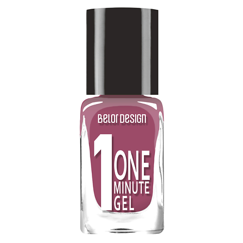 BELOR DESIGN Лак для ногтей One minute gel be hair be color 12 minute chestnut violet краска для волос тон 4 2 средний шатен фиолетовый 100 мл