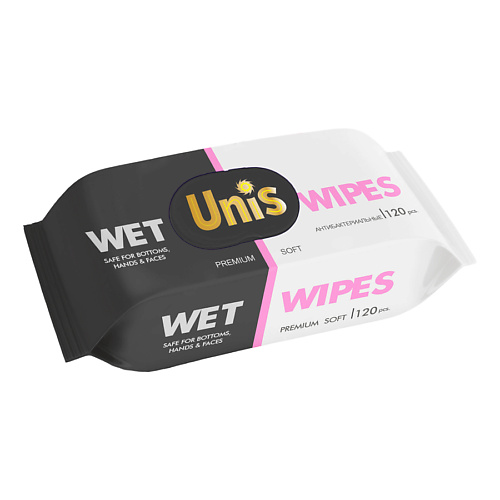 UNIS Влажные Салфетки  универсальные Premium Soft 120 amra салфетки влажные универсальные с термальной водой 10