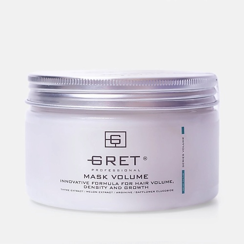 GRET Professional Маска для объема волос MASK VOLUME 250.0 eva professional hair care спрей для волос придающий объём e line volume