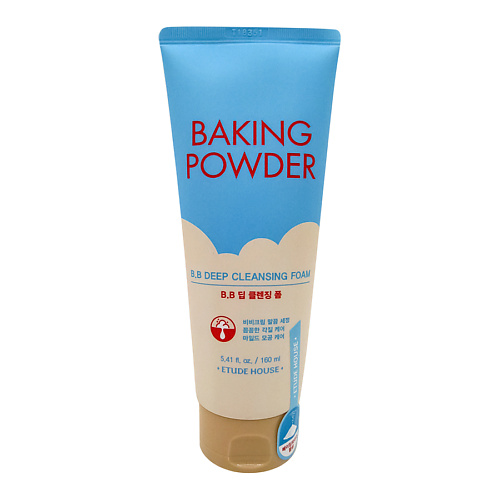 Средства для снятия макияжа ETUDE Baking Powder BB Deep Cleansing Foam Пенка для умывания и глубокого очищения 160