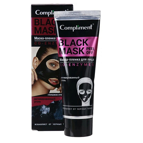Маска для лица COMPLIMENT Маска-пленка для лица CO-ENZYMES compliment маска пленка для лица no problem 12х80 мл