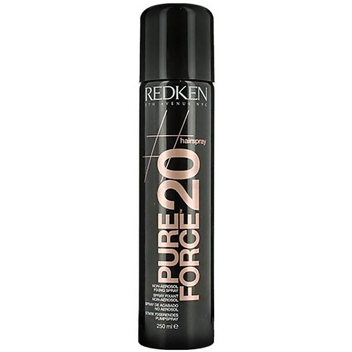 REDKEN Спрей для укладки волос Pure Force 20 экстрасильная фиксация 250 redken текстурирующий спрей воск spray wax фиксации укладки 150