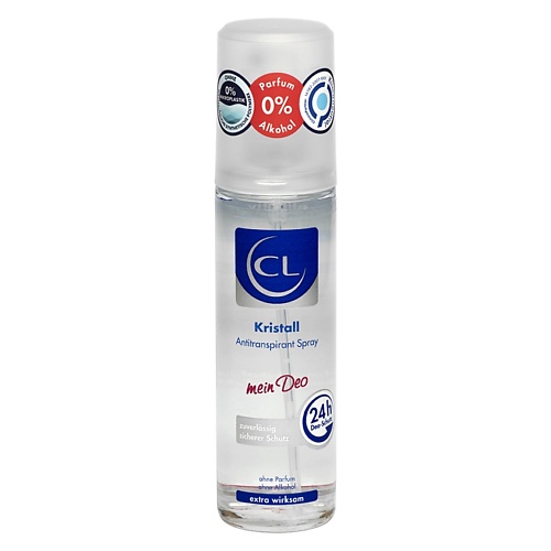 CL COSMETIC CL  Дезодорант-спрей антиперспирант «КРИСТАЛЛ» 75 chic cosmetic свежий и ароматный спрей дезодорант для мужчин maccabi 200