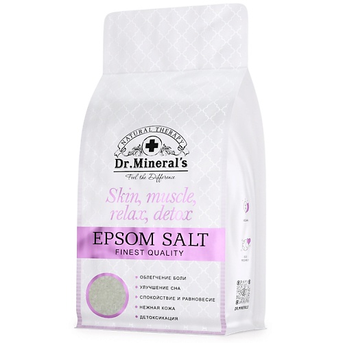 Соль для ванны DR.MINERAL’S Соль для ванн Английская (Epsom) цена и фото