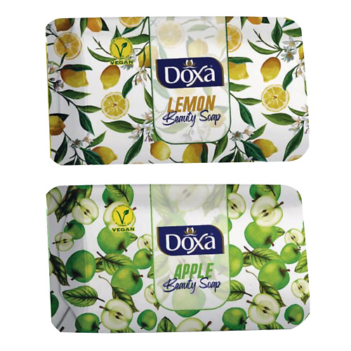 DOXA Мыло твердое BEAUTY SOAP Лимон, Яблоко 400 doxa мыло твердое shower soap очные изыски с глицерином 600