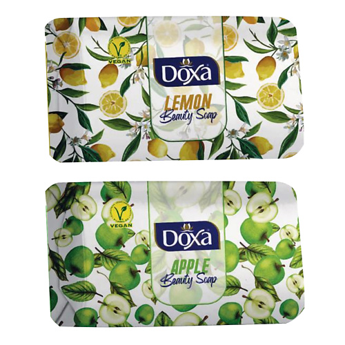 

DOXA Мыло твердое BEAUTY SOAP Лимон, Яблоко 400, Мыло твердое BEAUTY SOAP Лимон, Яблоко