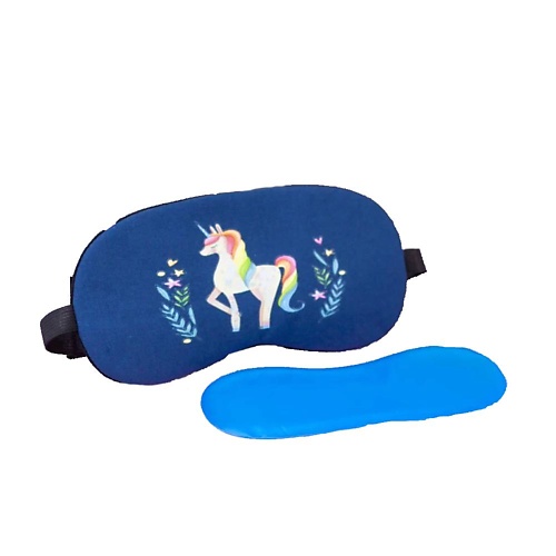 Маска для сна ILIKEGIFT Маска для сна с вкладышем Color Unicorn