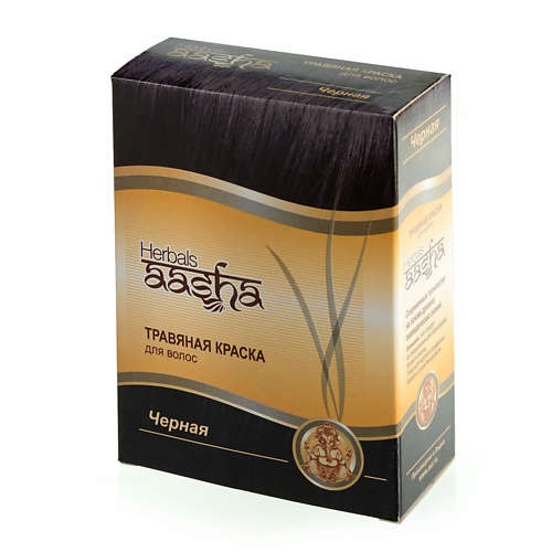 AASHA HERBALS Травяная краска для волос Чёрный кофе aasha herbals мыло папайя 75 0