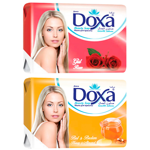 Мыло твердое DOXA Мыло туалетное BEAUTY SOAP Мед, Роза мыло туалетное doxa 3х150г роза молоко огурец