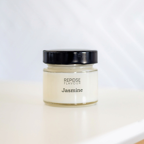 Свеча REPOSE FLAVOUR Свеча ароматическая Jasmine/ Жасмин свеча ароматическая repose pear in caramel 200 мл