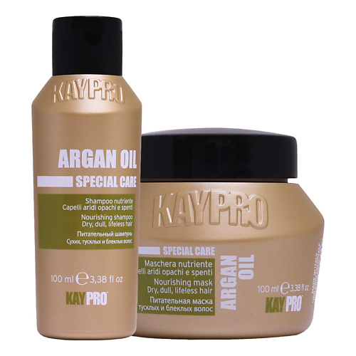 KAYPRO Набор Argan Oil питательный: шампунь, маска riche набор для волос шампунь маска r plex уход и восстановление