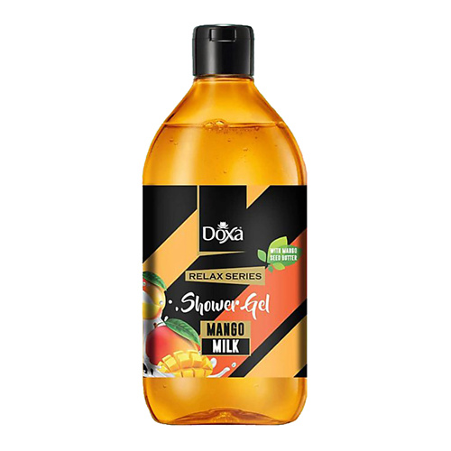 Гель для душа DOXA Гель для душа RELAX манго и молоко, энергия и тонус doxa женский манго и молоко мыло туалетное глицериновое 4шт по 75г