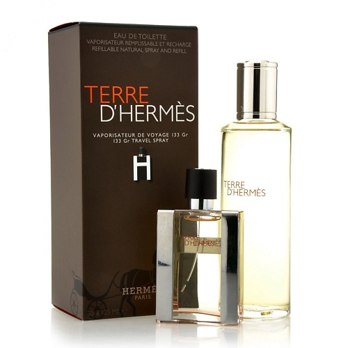 HERMÈS HERMES Туалетная вода Terre D'Hermes + Сменный блок 155