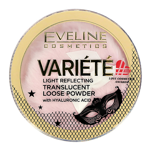 фото Eveline пудра рассыпчатая для лица variete translucent loose poweder светоотражающая прозрачная