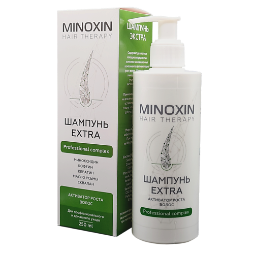МИНОКСИН Extra Шампунь активатор роста волос 250.0 шампунь активатор для роста волос biotin grow shampoo