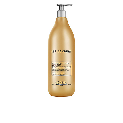 L'OREAL PROFESSIONNEL Питательный шампунь для сухих и ломких волос Nutrifier Glycerol+Coco Oil 980