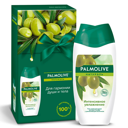 PALMOLIVE Гель для душа Интенсивное увлажнение мыло туалетное твердое palmolive натурэль интенсивное увлажнение с экстрактом оливы и увлажняющим молочком 90 г