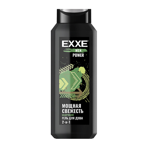 Гель для душа EXXE MEN Гель для душа 2 в 1 Бодрящий POWER шампунь для волос exxe men power бодрящий 400мл