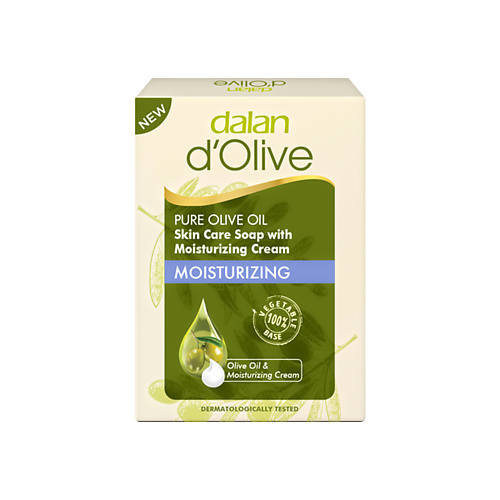 DALAN Мыло нежное d'Olive , Увлажняющее с маслом оливы 100 dalan жидкое мыло для рук с маслом оливы и глицерином 300