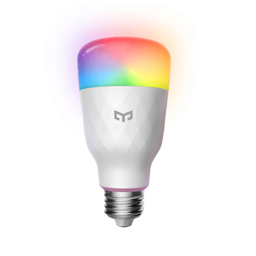 Умная лампа YEELIGHT Умная LED-лампочка Smart LED Bulb W3(Multiple color) YLDP005 светодиодная лампочка yeelight smart led filament bulb st64 yldp23yl e27 6 вт 500 лм