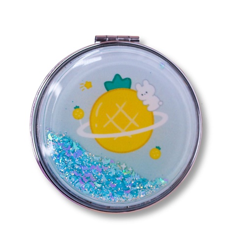 фото Ilikegift зеркало складное "fuit pineapple blue" с увеличением