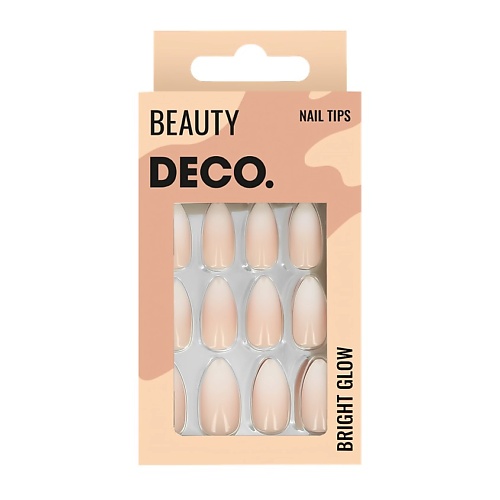 

DECO. Набор накладных ногтей BRIGHT GLOW, Набор накладных ногтей BRIGHT GLOW