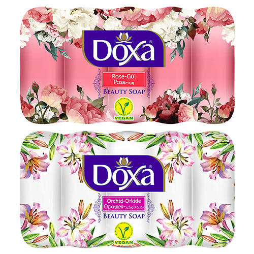DOXA Мыло твердое BEAUTY SOAP Орхидея, Роза 600 doxa мыло твердое beauty soap лимон яблоко 400