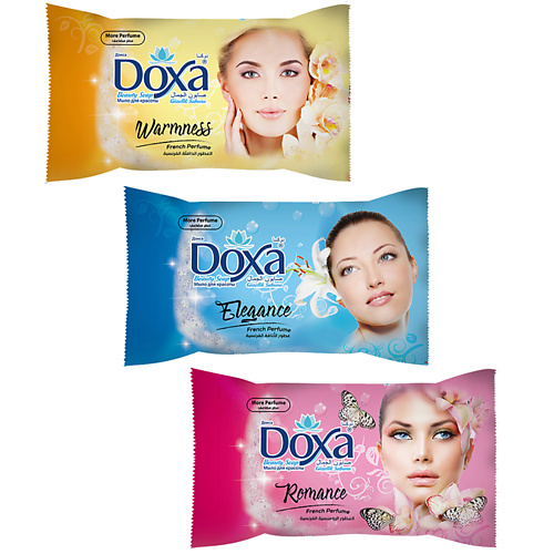 DOXA Мыло туалетное Женский микс 3х125г 375 конфетница корзинка микс