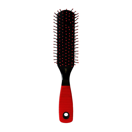 SILVA Щетка  для волос для укладки щетка для укладки волос expert care rectangular nylon bristle blacklabel l